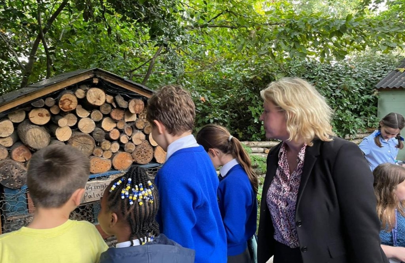 Nickie at the Belgravia Forest School