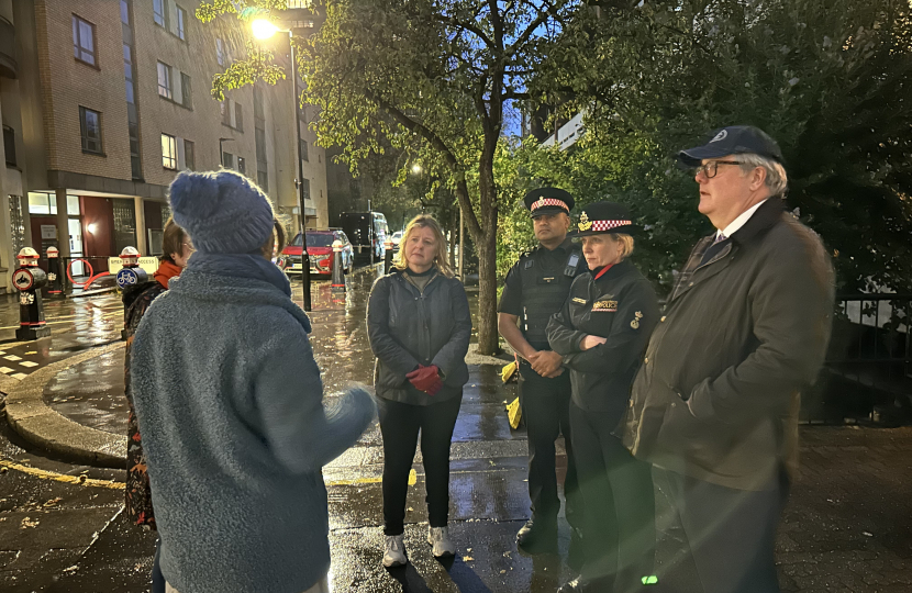 Nickie with the City of London Police Commissioner