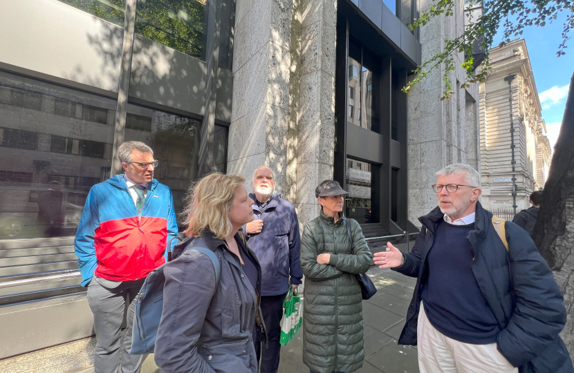 Nickie on a walkabout on Tothill St