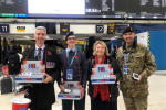 Poppy selling at Victoria Station