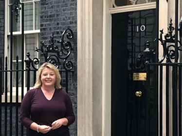 Nickie at 10 Downing St