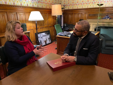 Nickie met with the Home Secretary